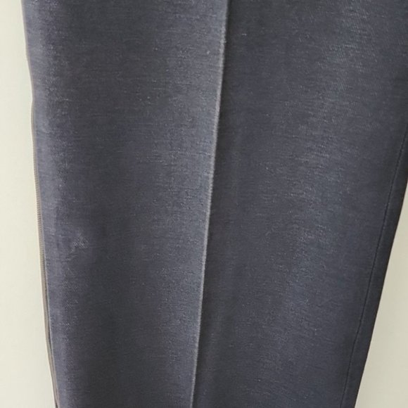 Barbara Bui Initials Washed Black Denim Side Zipper Pants M w28 D4 - Picture 3 of 14